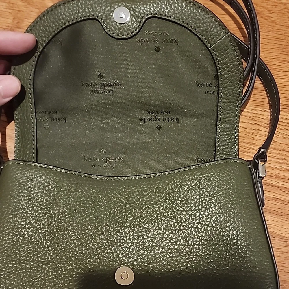 Kate Spade Olive Green Crossbody Bag